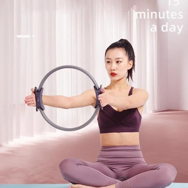 Pilates Ring mit gepolsterten Griffen – Trainingsgerät für Kraft und Haltung – Bild 5
