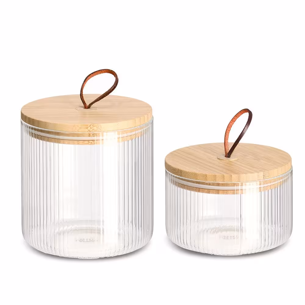 Vorratsglas m. Bambusdeckel, 1050 ml – Bild 3