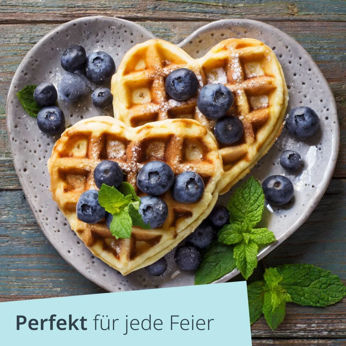 Mini-Waffeleisen herzförmig – Bild 6