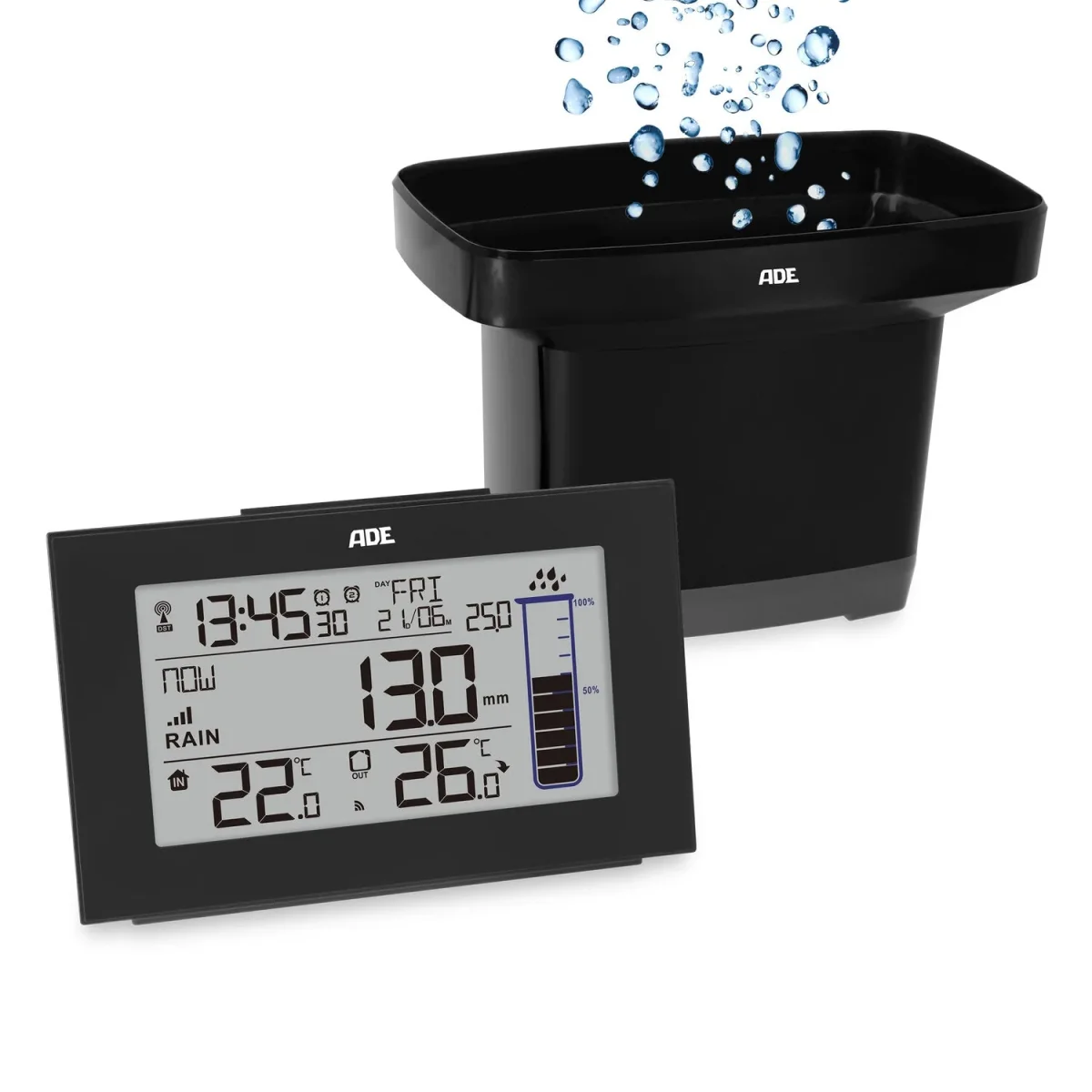Digitale Wetterstation mit Regenmesser – Bild 2