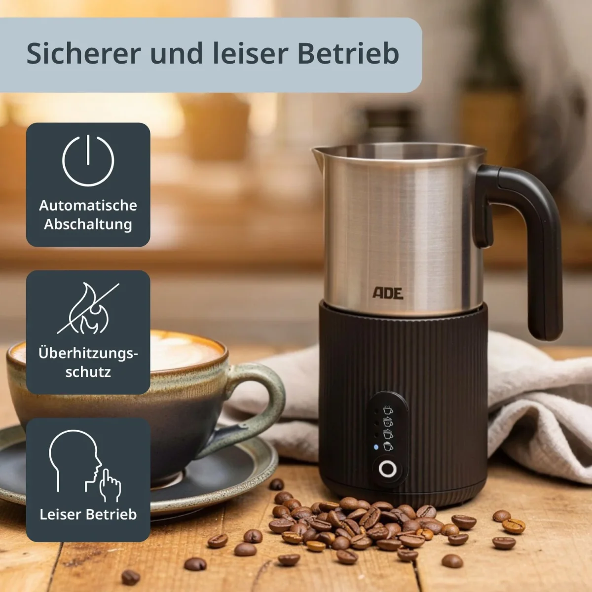 Mini-Milchaufschäumer – Bild 7