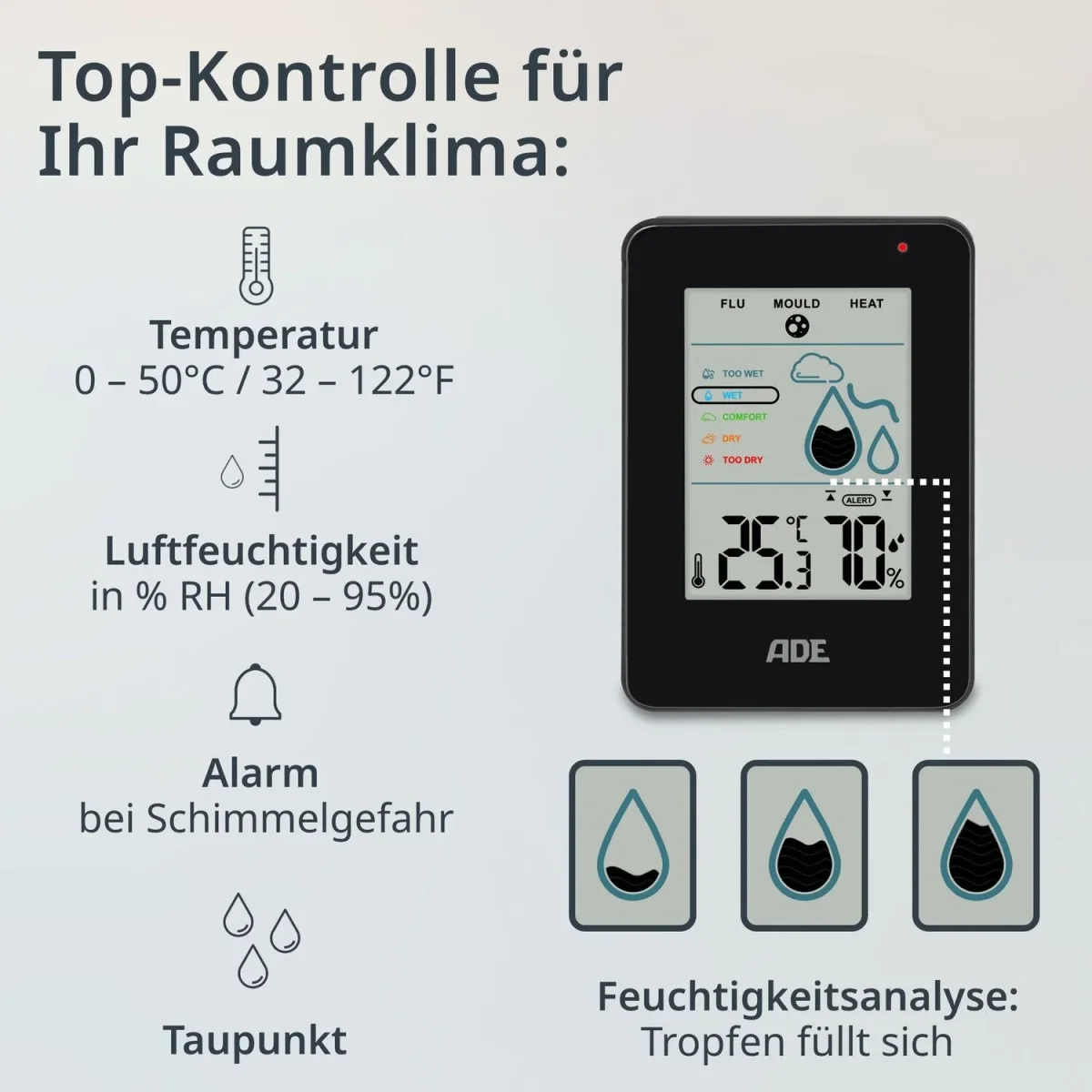 Digitales Thermo-/Hygrometer – Bild 4