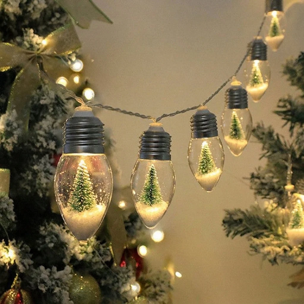 LED-Lichterkette Weihnachtsfiguren – Glühbirnen-Design – Bild 6
