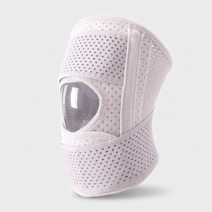Kniebandage mit Seitenstützen und Klettverschluss, atmungsaktiv, M bis 3XL – Bild 8