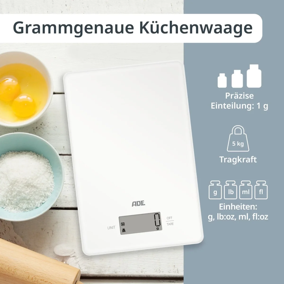 Digitale Küchenwaage Julia – Bild 4