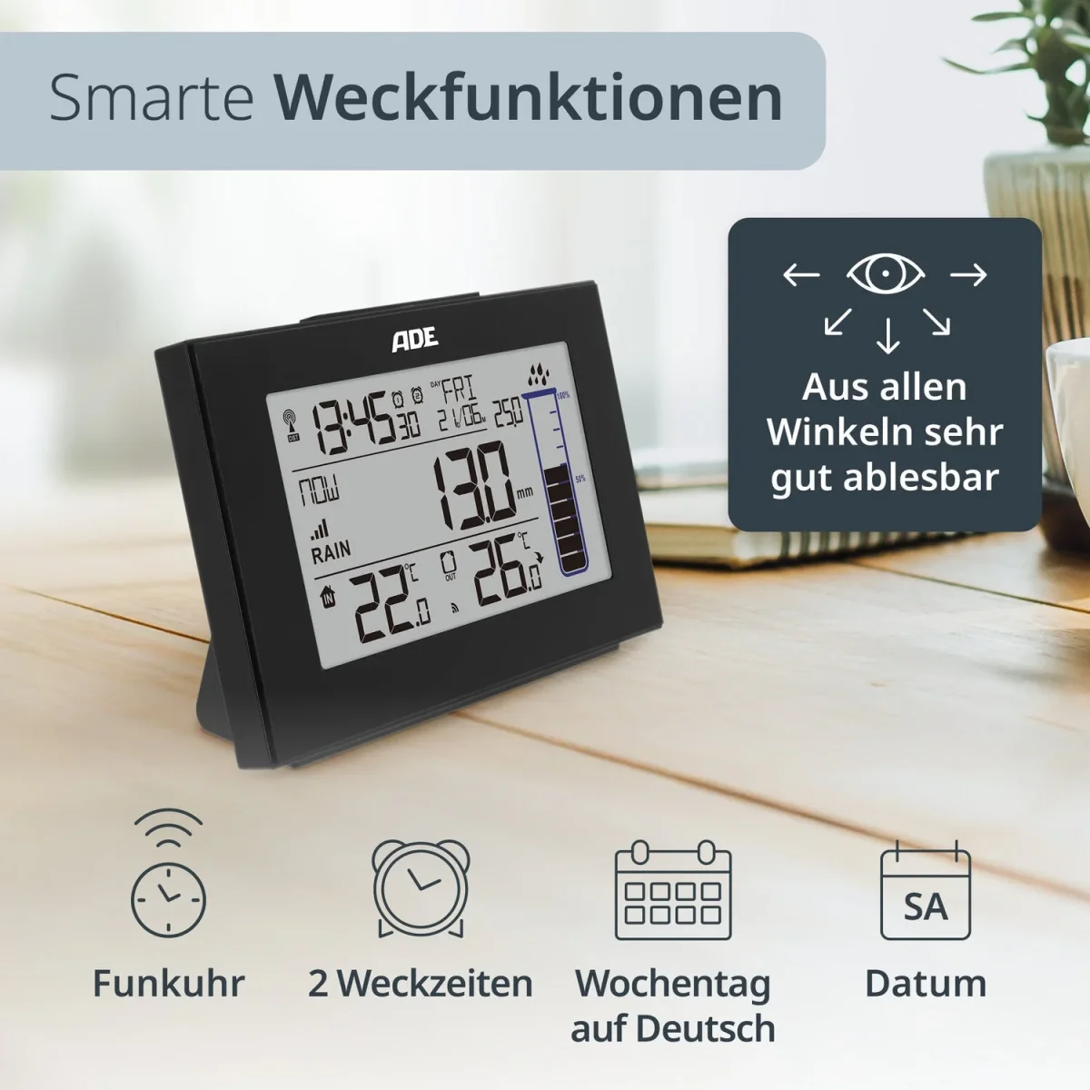 Digitale Wetterstation mit Regenmesser – Bild 6