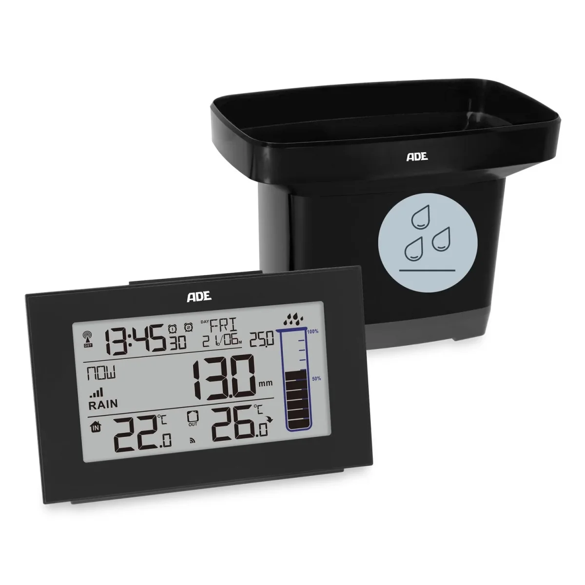 Digitale Wetterstation mit Regenmesser – Bild 3