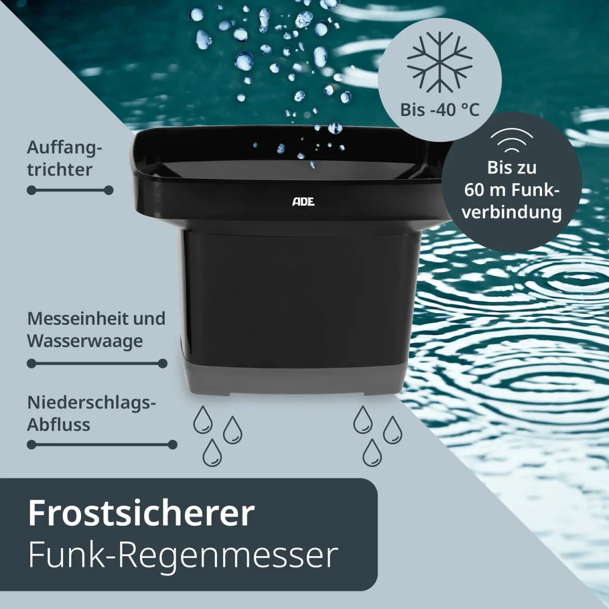 Digitale Wetterstation mit Regenmesser – Bild 5