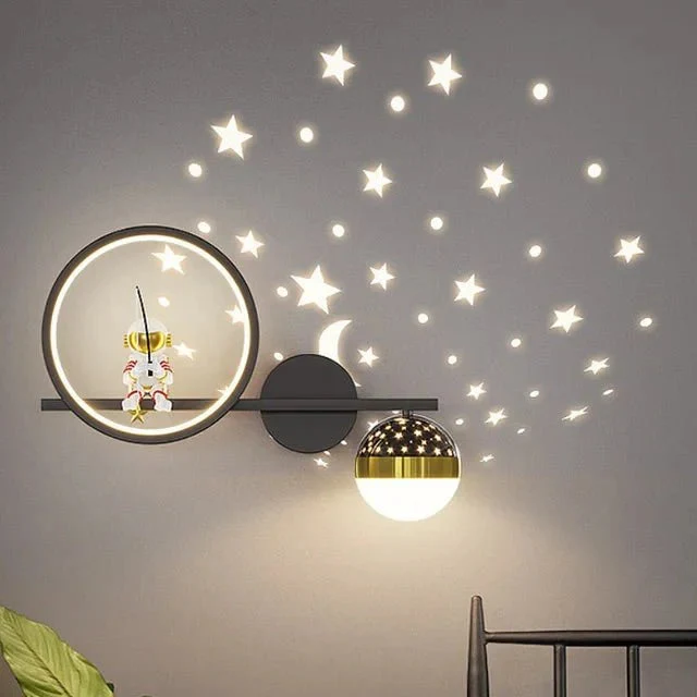 Kinder-Wandleuchte mit Mond- und Sterne-Design – Bild 7